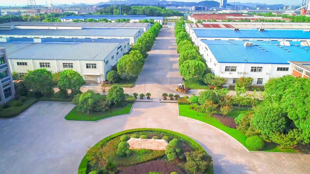 德清縣城市開發區工廠區航拍